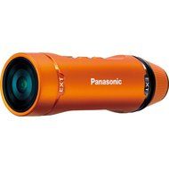 Panasonic HX-A1 HD Wi-Fi Waterproof POV Action Video Camera Camcorder (Orange) with Multi &amp; Tripod Mounts + 32GB... N5
