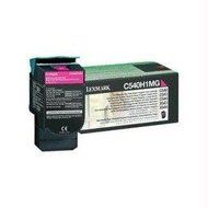 Lexmark - High Yield - Magenta - Original - Toner Cartridge Lccp, Lrp - For C540, 543, 544, 546, X543, 544, 546...