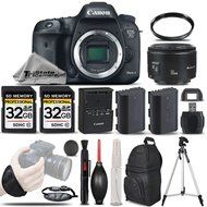 Canon EOS 7D Mark II Digital SLR Camera Body Full HD 1080p + Canon 50mm 1.8 II Lens + Backup Battery + 2 Of 32GB...