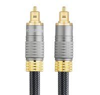 Forspark Digital Optical Audio 24k Gold Plated Toslink Cable 3ft- Cl3 Rated N7