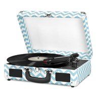 Innovative Technology Turntable,Turquoise Chevron (ITVS-550P1) N2