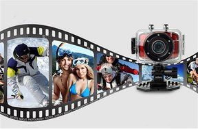 G-Anica Compact Camera HD Camcorder DVR 720p - (2 Screen, 4x Zoom, 720P HD Recording) Video Camera，Red N4