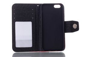 iPhone 7 Plus Wallet Case,TechCode Screen Protective with Cards Slots Cash Holder Magnetic Smart PU Leather Stand... N49