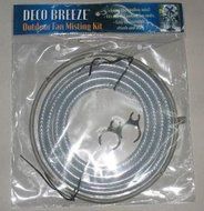 Deco Breeze Dbf0629 Misting Kit For Outdoor Fan, Metal, 12"L X 1"W X 18"H
