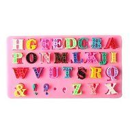 Y&amp;XL&amp;H Letter Fondant Cake Cake Chocolate Silicone Molds,Decoration Tools Bakeware