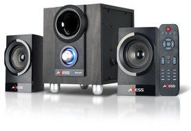 AXESS MSBT3907 2.1 Mini Entertainment System with Bluetooth N2