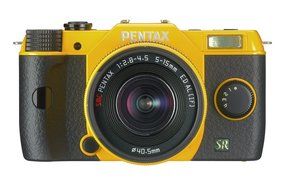 Pentax Q7 12.4MP Mirrorless Digital Camera with 3-Inch LCD - Body Only (Yellow) (OLD MODEL) N15