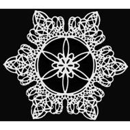 Sher Lace Fondant Cake Chocolate Resin Clay Candy Silicone Mold, L11cmW10.2cmH0.4cm