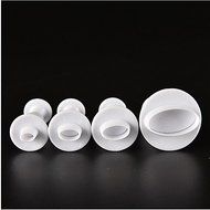 Y&amp;XL&amp;H Plastic Oval Cookie Plunger Cutter Cookie Cutters Embossing Fondant Chocolate Mold,Set of 4