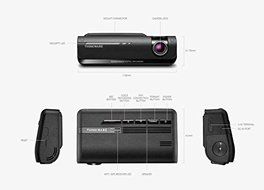 Gentex Thinkware F770 Dash Cam with 32GB SD Card Ultra Night Vision WiFi Display Front &amp; Rear Full HD 19-F770 N2