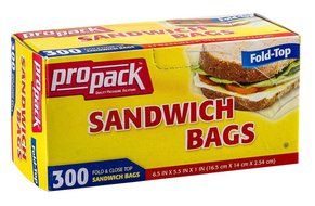 Propack Sandwich Bags, 300 Count