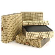 BambooMN Brand Granulated Bamboo Charcoal Odor Absorber in Decorative 6" X 6" X 1 3/4" Box, Green 4pc N2