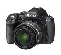 Pentax K-50 16MP Digital SLR Camera Kit with DA L 18-55mm WR f3.5-5.6 Lens (White) N35