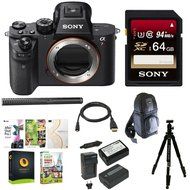 Sony Alpha a7RII Mirrorless Digital Camera (Body Only) w/ Sony 64GB Memory Card Condenser Microphone &amp; Accessory...