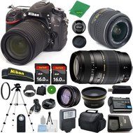 Nikon D7100 DX-Format CMOS DSLR Digital Camera Body, NIKKOR 18-55mm f/3.5-5.6 AF-S DX VR, Tamron 70-300mm DI LD...