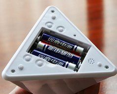 New Arrival Pyramid Temperature 7 Colors LED Change Backlight LED Alarm Clock