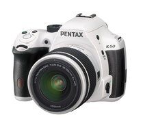 Pentax K-50 16MP Digital SLR Camera Kit with DA L 18-55mm WR f3.5-5.6 Lens (White) N38