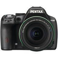 Pentax K-50 16MP Digital SLR Camera Kit with DA L 18-55mm WR f3.5-5.6 Lens (White) N39