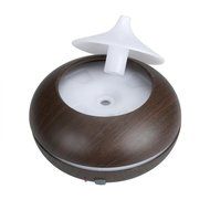Hatop 300ml Ultrasonic Home Aroma Humidifier Air Diffuser Mist Purifier Lonizer Atomizer (Brown) N9