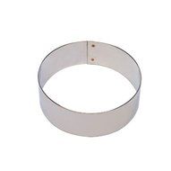 Matfer Bourgeat 371209 Flan Ring, Silver