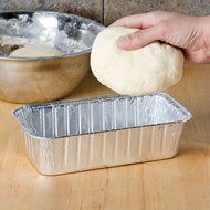 SafePro Foil Loaf Pan, 2 lb. (Case of 50), Baking Foil Pans Disposable N2