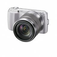 Sony Alpha NEX-C3 16 MP Compact Interchangeable Lens Digital Camera Kit with 18-55mm Zoom Lens (Silver) N14