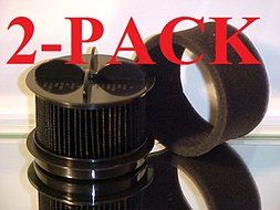 (2-PACK of Type 9/10/12 FILTER SETS) for Bissell vacuums. Washable and reusable. OEM# 32064, 32065, 2031183, 203...