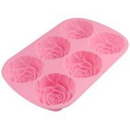 DANSPEED 3D Rose Flower Ball Heart Round DIY Candle Making Ice Cube Tray Chocolate Pudding Mold Cutter Silicone... N2