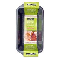 casaWare Loaf Pan 9 x 5-Inch Ceramic Coated Non-Stick (Silver Granite) N3
