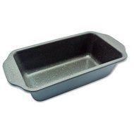 casaWare Loaf Pan 9 x 5-Inch Ceramic Coated Non-Stick (Silver Granite) N4