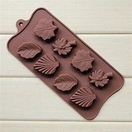 Y&amp;XL&amp;H 8 Hole Maple Coconut Palm Leaves Shape Cake Ice Jelly Chocolate Molds