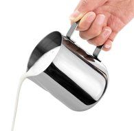 250ml Stainless Steel Frothing Jug, Coffee Milk Jug, Cappuccino Milk Jug, Cappuccino Frothing Jug