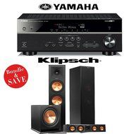 Yamaha RX-V581BL 7.2-Channel Network A/V Receiver + Klipsch RP-280F +Klipsch RP-440C + Klipsch R-112SW - 3.1 Reference...