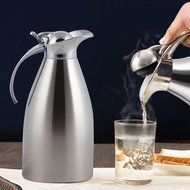 KAMLE 68 oz Thermal /Cold Coffee Milk Carafe Vacuum Insulated Stainless Steel Quality Thermal Pitcher, Beverage...