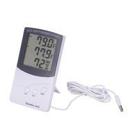 Thermometer Hygrometer Temperature Humidity Digital LCD Meter Clock Indoor Home N2