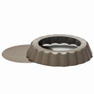 Webake 4 Inch Quiche Pans Removable Bottom Mini Tart Pans Set of 6