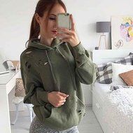 Hoodie Sweatshirt,Morecome Womens Loose Casual Long Sleeve Hoodie Pullover (L, Army Green1) N6