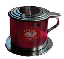 One or Two Cup Vietnamese Stainless Steel Coffee Cup Filter (one cup)