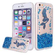 iPhone 6S Plus Case,iPhone 6/6S Plus Bling Glitter TPU Case,PHEZEN Mermaid Pattern Shiny Sparkling Glitter Flexible... N14