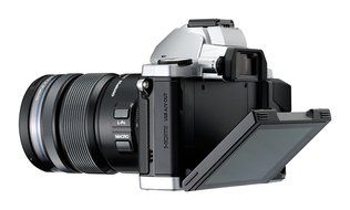 Olympus OM-D E-M5 16MP Live MOS Interchangeable Lens Camera with 3.0-Inch Tilting OLED Touchscreen and 12-50mm... N17