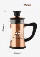 Kteam Newest French Stainless Steel Stovetop Coffee Tea Pot Expresso Coffee Latte Maker Pressure Pot Tea Hand... N2