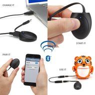 GOgroove BlueGATE RCV Bluetooth Audio Receiver with A2DP and 15-hour Runtime for Stereos , Portable Speakers... N3