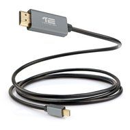 TechElec Gold Plated Mini DisplayPort to HDMI HDTV Thunderbolt Compatible Cable, 6 Feet, Black N4