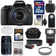 Canon EOS Rebel T6s Wi-Fi Digital SLR Camera &amp; EF-S 18-135mm IS STM Lens with 75-300mm III Lens + 32GB Card +...