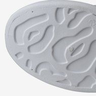 Spritech(TM) Men Women Unisex Fashion PU Leather Lace Up Lovers Casual Flat Sneaker Shoes White and Black 38 N41