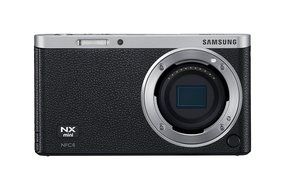 Samsung NX Mini 20.5MP CMOS Smart WiFi &amp; NFC Mirrorless Digital Camera with 9-27mm Lens and 3" Flip Up LCD Touch... N120