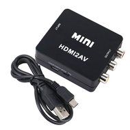 ONSEMI HDMI to AV, Mini HDMI to 3RCA Composite Video AV Converter 1080P for PC Laptop Xbox PS3 TV STB VHS VCR... N10