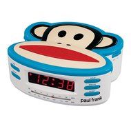 Paul Frank Single Alarm, AM/FM Clock Radio with Battery Back-Up
