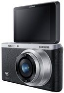 Samsung NX Mini 20.5MP CMOS Smart WiFi &amp; NFC Mirrorless Digital Camera with 9-27mm Lens and 3" Flip Up LCD Touch... N128