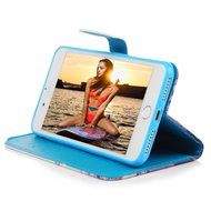 iPhone 7 Plus Case (5.5") - Wallet Slim Fit Folio Style Stand Digital Print PU Leather Flip Case with High Protective... N12
